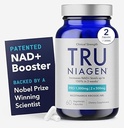 TRU NIAGEN PRO NAD+ Supplement for Anti Aging and Cell Regeneration, 2 x 500mg Patented Niagen, 30 portioner | Stöder Cellular Energy | Nicotinamide Riboside (NR) Dagliga tillskott för män och kvinnor