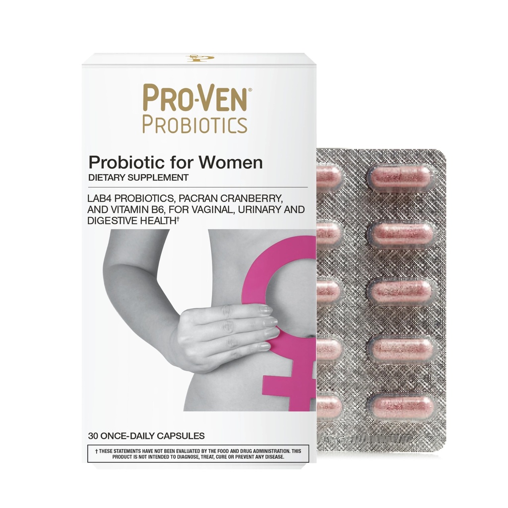 Probiootit naisille 17, 5 miljardia PMY emättimestä, virtsattimestä ja digestiivisesta terveydestä Lactobacillus Acidophilus, karpalo & B6- vitamiini 30 kapselia kasvissyöjä, gluteeniton ja laktoositon