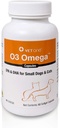 VetOne O3 Omega Soft geeli kissoille ja pienille koirille - Essential Fatty Acid Support - Ihon ja turkin täydentää - 60 kapselia