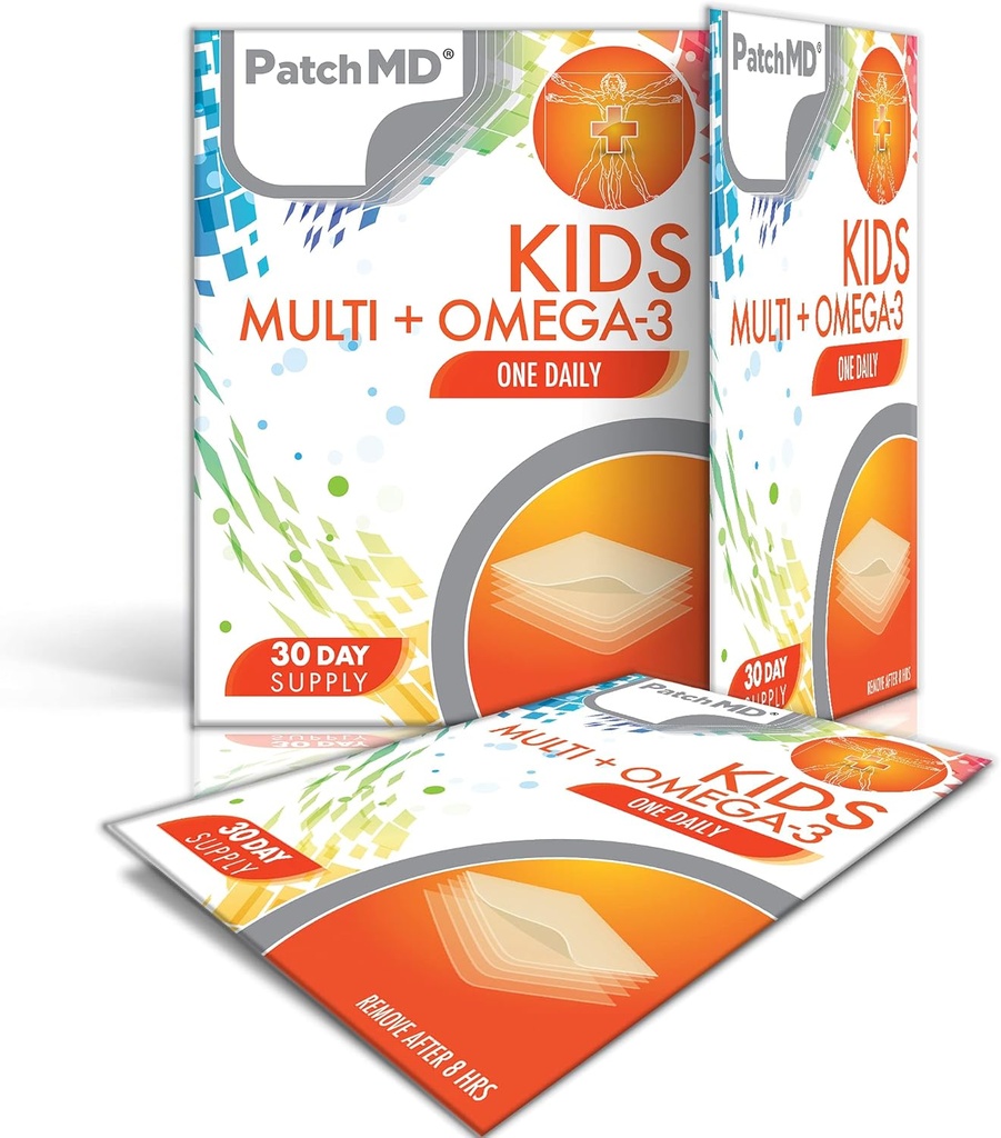 PatchMD Lapset Multi + Omega-3 Uutinen paikat - 30 päivän tarjonta