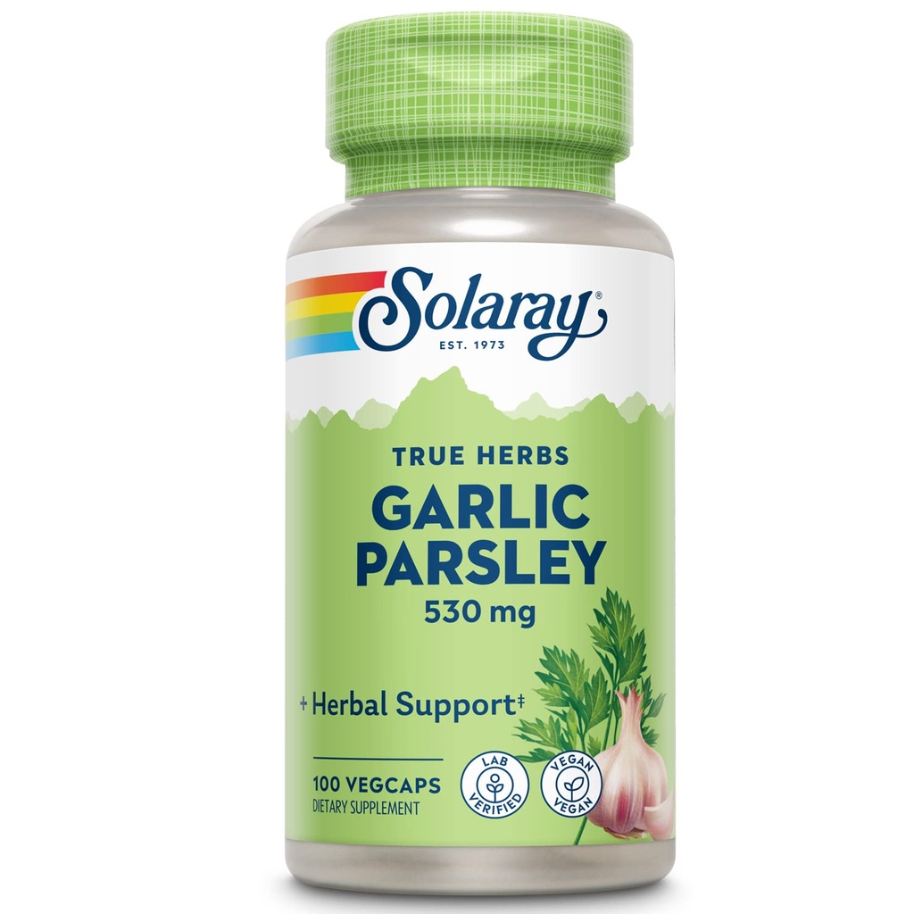 SOLARAY Valkosipuli Sipuli & persilja Leaf 530 mg ... Terveet kardiovaskulaariset ja immuunijärjestelmän toiminnot Tuki ...