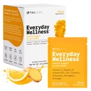 TRULEAN Everyday Wellness Shot Powder - Gurkmeja, Ginger, Vitamin C, Immunity & Immune Support Supplement - Inga konstgjorda ingredienser, No Sugar & Gluten Free - 30 Packets Citrus Flavor