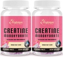 Creatiini naisten kanssa Hydrolysed Collagen, BCAA ... 3G Creatine Chews for Women Booty Gain, Lean Muscles, Recovery & Energy, Vegan, Sugar Free Creatiini, Powder Alternative, 60 Servings