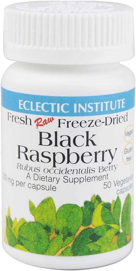 Eclectic Institute Black Raspberry - 300 mg - 50 vegetariska kapslar