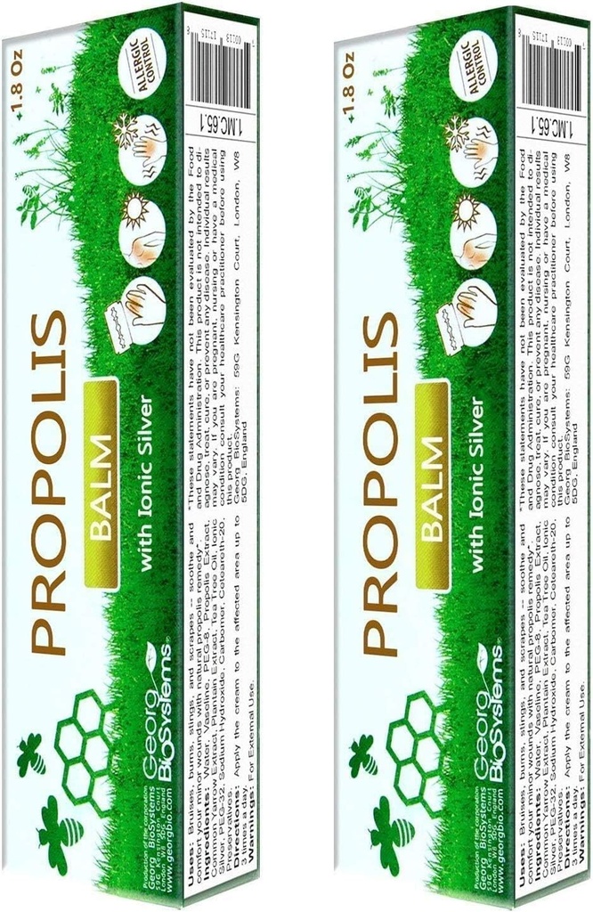 Setti 2 Propolis Balm Ionic Silver 30g/1 Oz