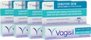 Emäksinen feminiini anti-Itch Cream naisille, Sensitive Skin Formula hydrokortisoni, Auttaa lievittämään hiivatulehdus Ärsytys, Gynekologi testattu, Sootes & Cools, 1oz (Pakkaus 4)