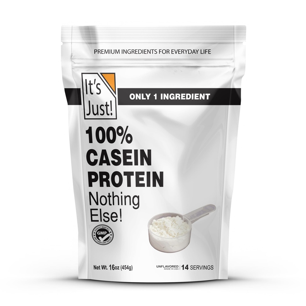Se on vain... - 100% Casein Protein Powder, Made in USA, Yksi ainesosa, hidas polttaminen, aikarelease (1 punta (Pakki 1), aromiton)
