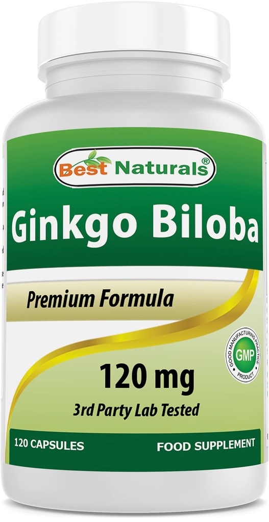 Best Naturals Ginkgo Biloba 120 mg 120 kapselia