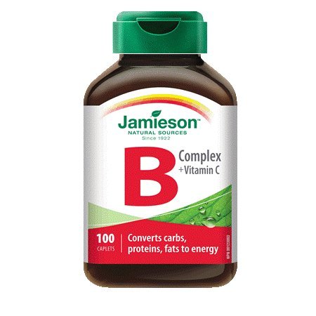 Jamieson Laboratories B Complex C-100-vitamiinikapseleilla