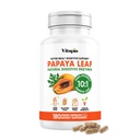 Papaya Fruit Enzyme kapselit digestio, turvotusta lievittää, immuuni tuki miehille ja naisille - 1500 mg Organic Papaya Powder per Serving - 180 kasviskapselit - ei-GMO, gluteeniton, kasvisystävällinen