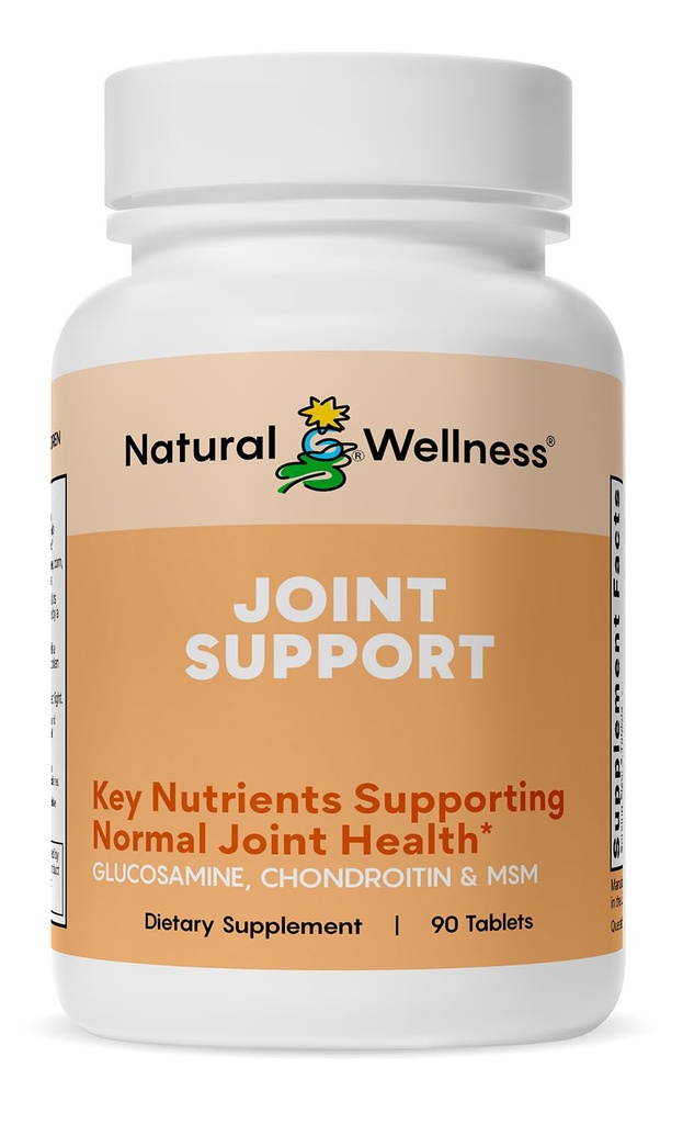 Natural Wellness Glukosamiinikondroitiini MSM- ja turvetta sisältävällä lisäravinteella ... tukee yhteistä terveyttä, liikkuvuutta ja kartilointia vahvuus ... Glukosamiini MSM-tabletit joustoon 90