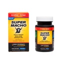 Super Macho Dietary Supplement med High Potency Zinc & 7 B-vitaminer, inga konserveringsmedel, socker eller koffein, tillverkad i USA, 50 Softgels (1 Pack)