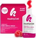 Tervehdys Vibrant hiukset iho ja kynnet Päivittäin nestemäinen täydennysosa - Kauneus täydentää hydrating ravinteita ja keskeisiä vitamiineja - Kollageeni, Biotiini ja hyaluronihappo - 30 Gel Packs