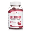 Punajuuret Gummies 300mg - tervettä verenkiertoa tukea * -Luonnon sekoitetut hedelmät maku ei-GMO Vegan-Beet Chews- 90