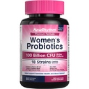 NewRhythm Probiootit naisille, P-5-P, C-vitamiini & Organic Cranberry, 100 miljardia PMY 18 kanta, Prebiootit & emätin Probiootit Dgestive Health & PH Balance, 60 kapselia, ei meijeri