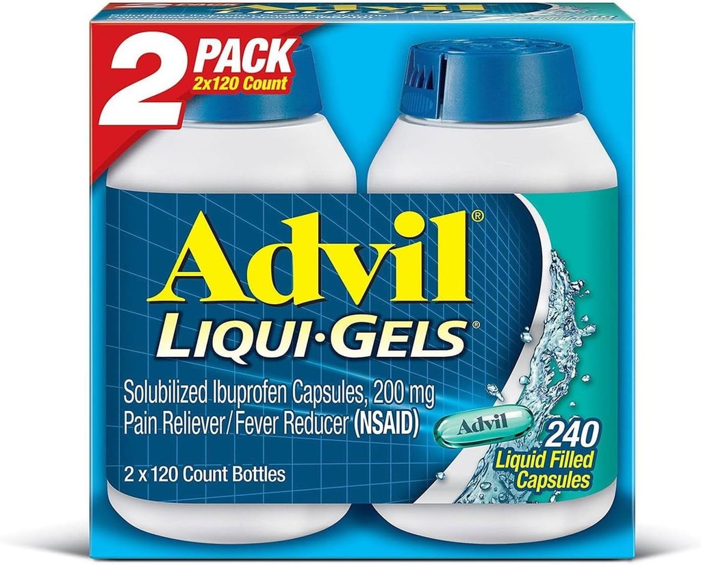 Advil Liqui-Gels (2 pk, 120 kreivi)