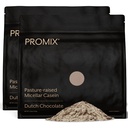 ProMix Nutrition Casein Protein Powder - Grass-Fed, Pasture Raised, Slow Release 25g Micellar Casein - 5,4 g BCAAs Gluteeniton, sokeriton, soijaton - suklaa, 5lb