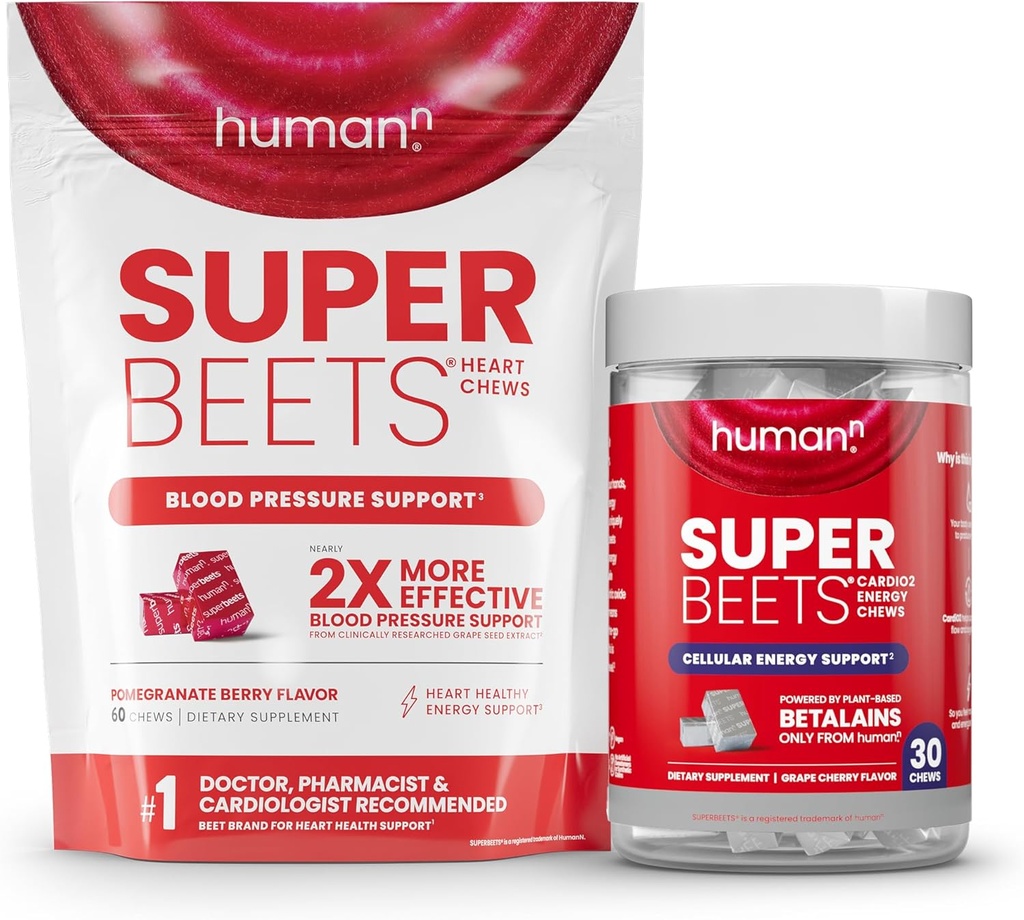 Humann SuperBeets hjärta & CardiO2 Chews