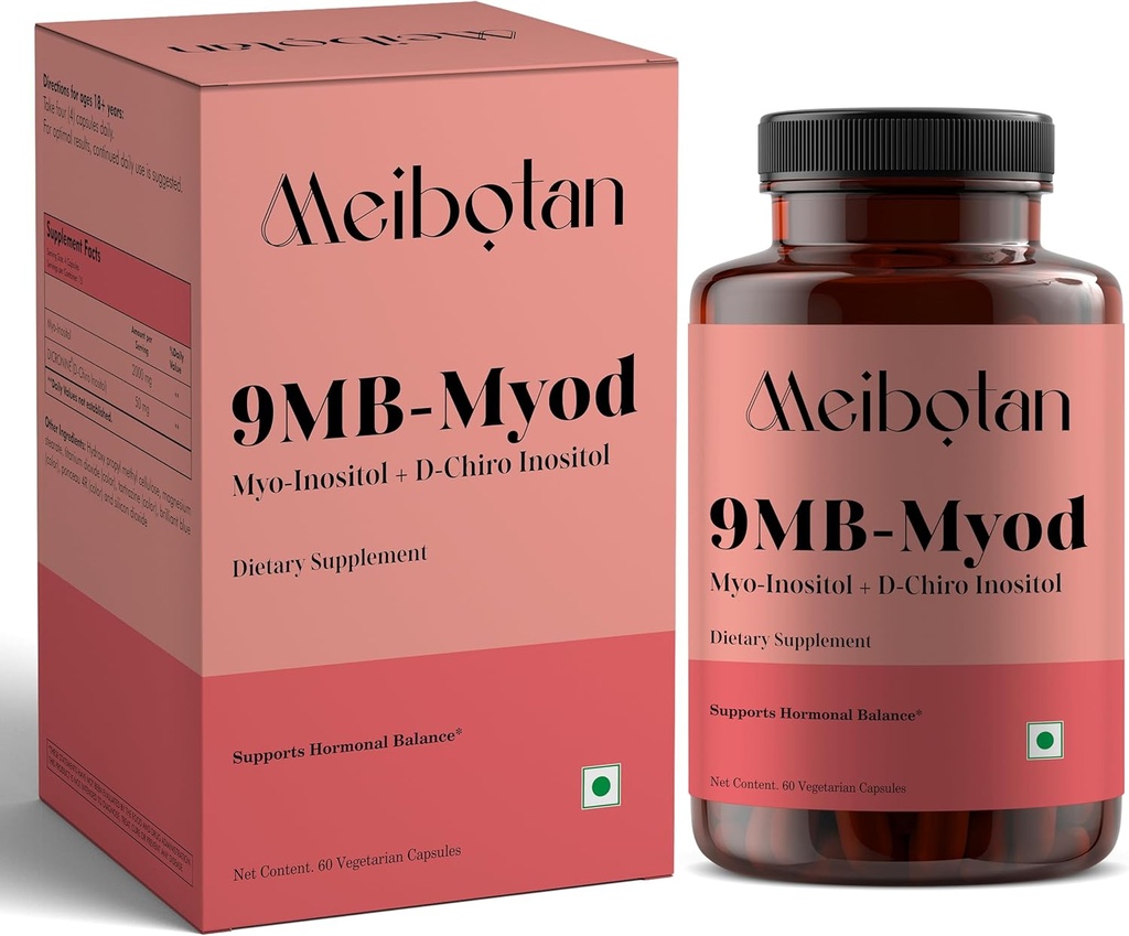 PCOS PCOD Supplement Myo-Inositol & D-Chiro Inositol ... Hormonaalinen tasapaino & terve Munasarjatoiminta Tuki naisille