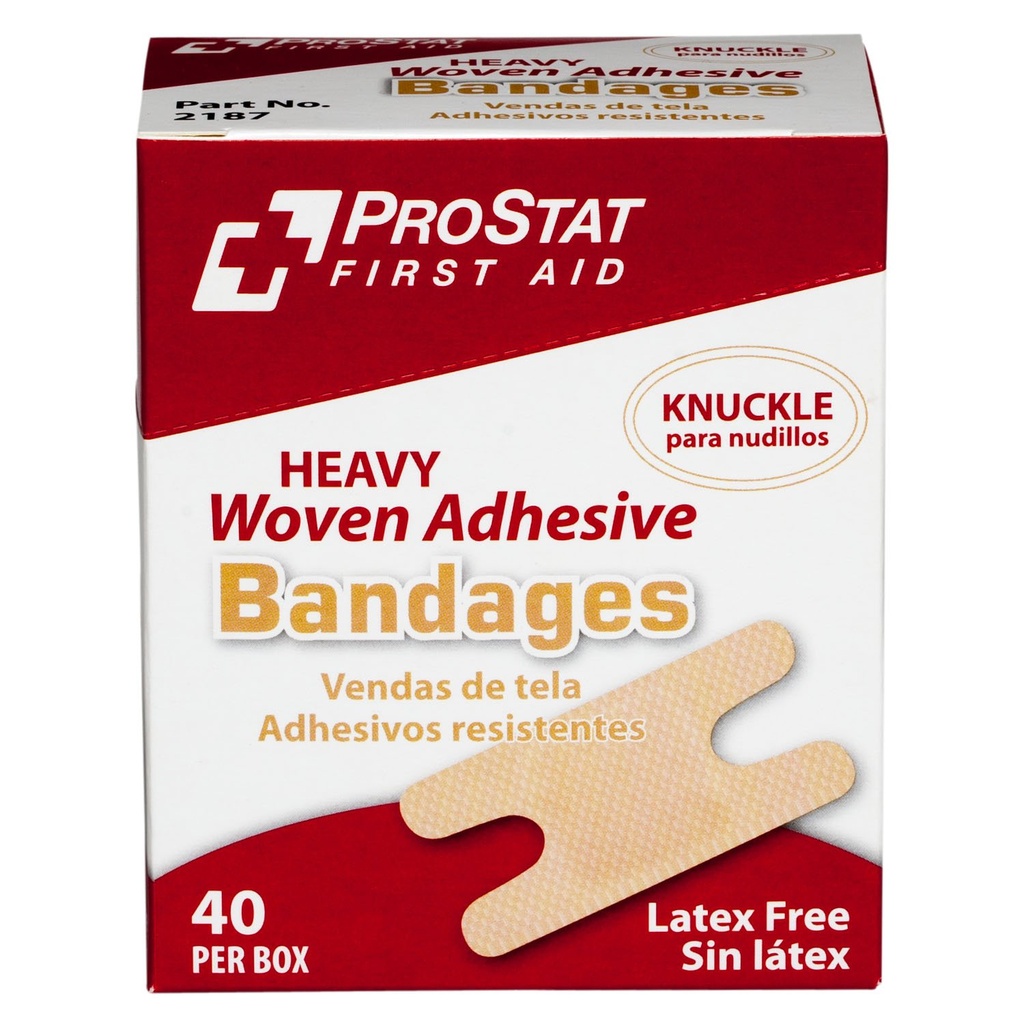 ProStat ensiapu 2187 Bandage raskas kudottu rystys (Pakkaus 40)