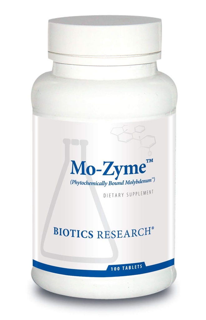 Biotics Research Mo-Zyme Molybdenum 50 mikrogrammaa, maksan tuki, detoxification, Essential Trace Element, terve aineenvaihdunta, antioksidantti tuki 100 tablettia