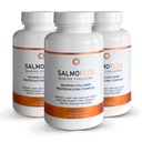 VITASEI Salmoflex Marine Collagen Peptides with Hyaluronic Acid ja C-vitamiini, D, E - Salmon Collagen Supplement for Bone and Joint - Hiukset, iho ja kynnet Vitamiineja - 60 kapselia (Pack of 3)