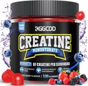 Kreatinmonohydrat Gummies Sugar Free, 5g kreatinmonohydrat per portion för muskel Maximal styrka, energifokusuthållighet, kreatintillskott för kvinnor män 120Count Mixed Berry