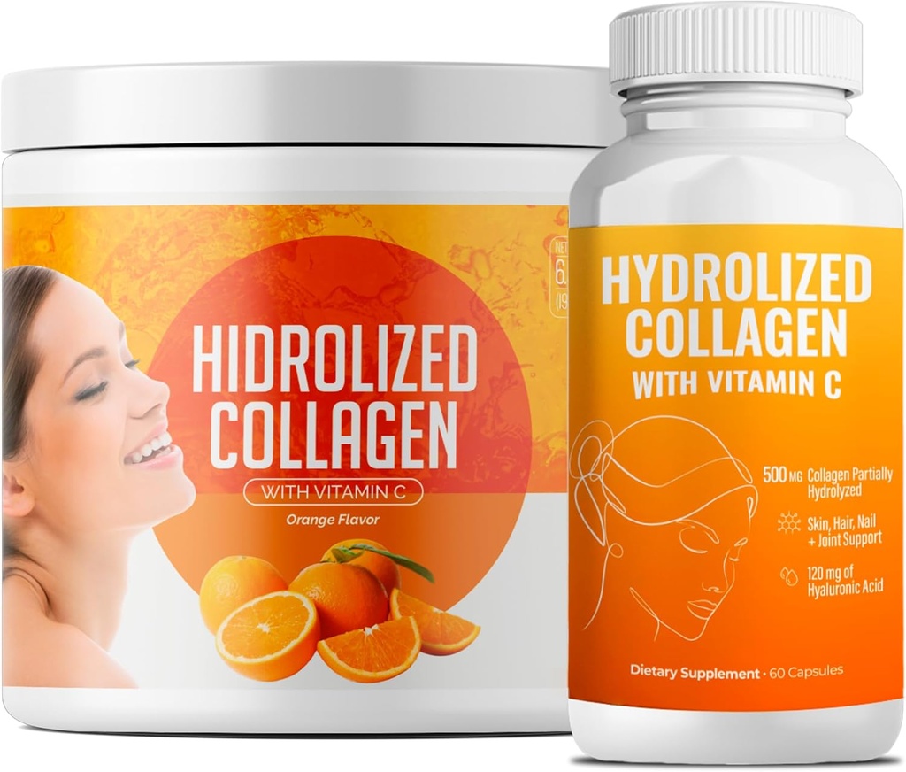 Hydrolyzed Collagen Powder Supplement ... Edistää hiuksia, kynsiä, ihoa, luuta, yhteistä terveyttä, Gut Health...