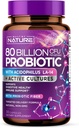 80 Miljardi PMY Probiootti - Päivittäinen ruoansulatuskanavan täydennysosa miehille ja naisille - Lactobacillus acidophilus, Bifidobacterium & Prebiootit - Ei-GMO, Gluteenittomat ja maitotuotteet, hyllytabletti - 30 kapselia