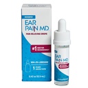 Eosera Ear Pain MD® - 4% Lidocaine Ear Drops för maximal styrka smärtlindring - Fast-Acting, Numbing Earache Behandling för vuxna och barn (12.5 ml)