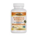 Nature's Lab Turmeric Curcumin C3 Complex 1000mg - Turmeric Extract 1000mg & BioPerine 5mg Standarded to 95%, edistää kardiovaskulaarinen, immuuni, Joint, ihon terveys - 120 kapselia (60 päivän tarjonta)