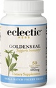 ECLECTIC INSTITUTE Raw Freeze-Dried Goldenseal kapselit ... Tukee Immuunifunktiota... Tukee terveitä sinuseita... tukee mucous Membrane Health ... 50 CT (400 mg)