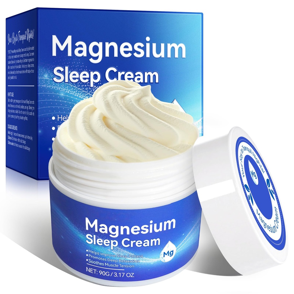 Magnesiumöljy jalat, Uutinen Magnesium Cream, korkea pitoisuus Aito Zechstein