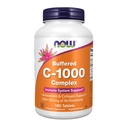 NYT Ruokalisät, C-1000-vitamiinikompleksi, jossa 250 mg Bioflavonoideja, puskuroituja, hapettumisenestoaineita*, 180 tablettia