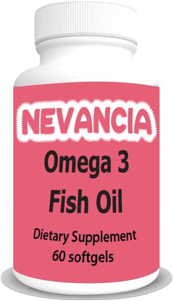 Omega-3 Fiskolja Hög i DHA & EPA, 1200 mg Omega-3, Ultra Potent, främjar hjärta och hjärnhälsa, naturlig citron smak, 60 Softgels