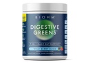 BIOHM Digestive Greens, Green Superfood Powder (7.4 Oz, 30 Servings) Immune & Gut Health Support med antioxidanter, vitaminer, probiotika och enzymer, bra källa till fiber, Berry Flavor