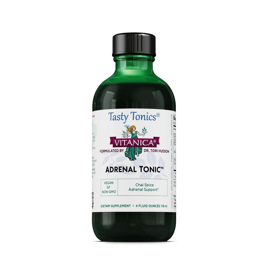 Vitanica - Lisämunuaistonic, lisätuki, kasvissyöjä, 4 Ounce (Pakkaus toukokuussa Vary)