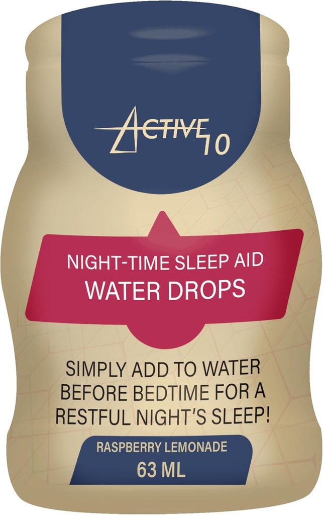 Night Time Sleep Aid Water Drops, förbättra och lugna för livliga nätter - Cherry Juice, naturliga ingredienser - 2.13 Fl Oz