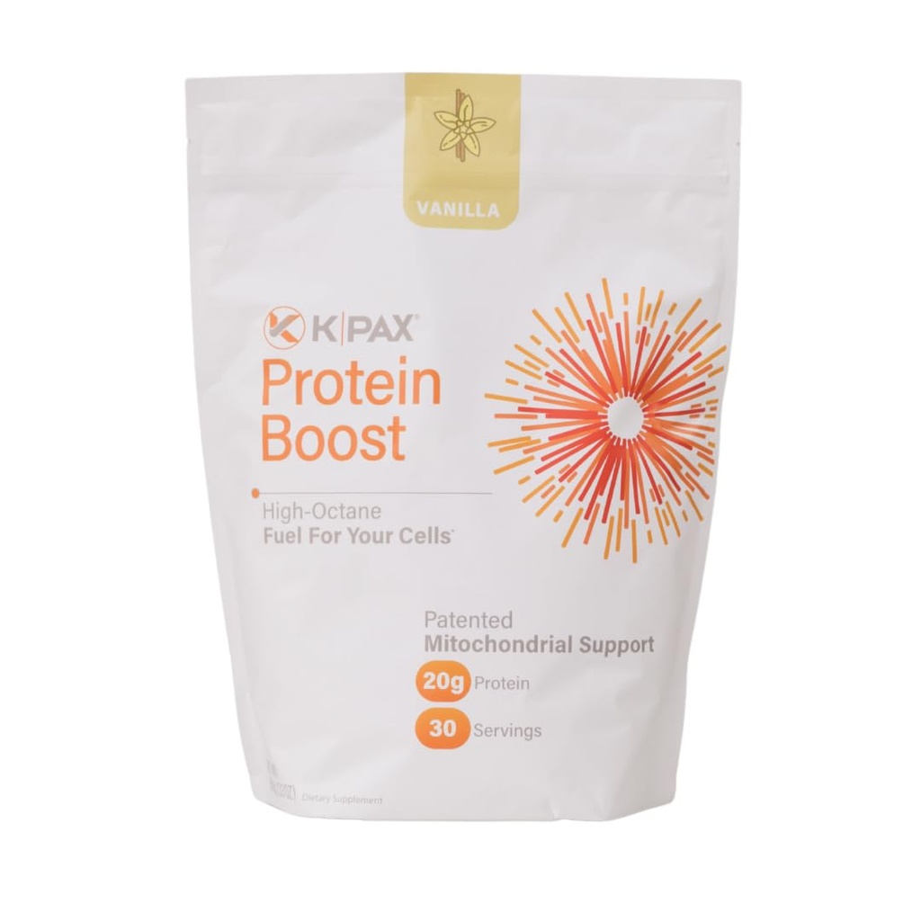 K* PAX KPAX Immune Protein Blend, Mitochondrial Support Formula + Green Superfood och Probiotics Vanilla 2 -Pound