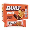Rakennettu bar, Puff Protein Bars, Maapähkinävoi Puff, 17g Protein Snacks, On-The-Go Bars, Vain 150 kaloria, 6g sokeria, Kollageeni, Gluteeniton, 12 kreivi
