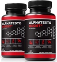 (2 Pack) Alpha Testo Boost X miehille, Virallinen Alpha Test Boost X pillereitä, Kaikki luonnolliset Mies Formula tukemaan lihasten toimintaa ja kestävyyttä, Päivittäinen ravitsemus jokapäiväisiä Performance Review (120 kapselia)