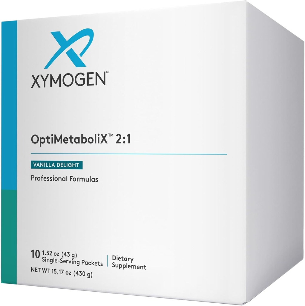 XYMOGEN OptiMetaboliX - Metabolia täydentää B12 vitamiinit ja folaatti - kaneli täydentää + B9-vitamiini - Vegaani & Gluteeniton - Vanilla Delight (10 tarjoilua)