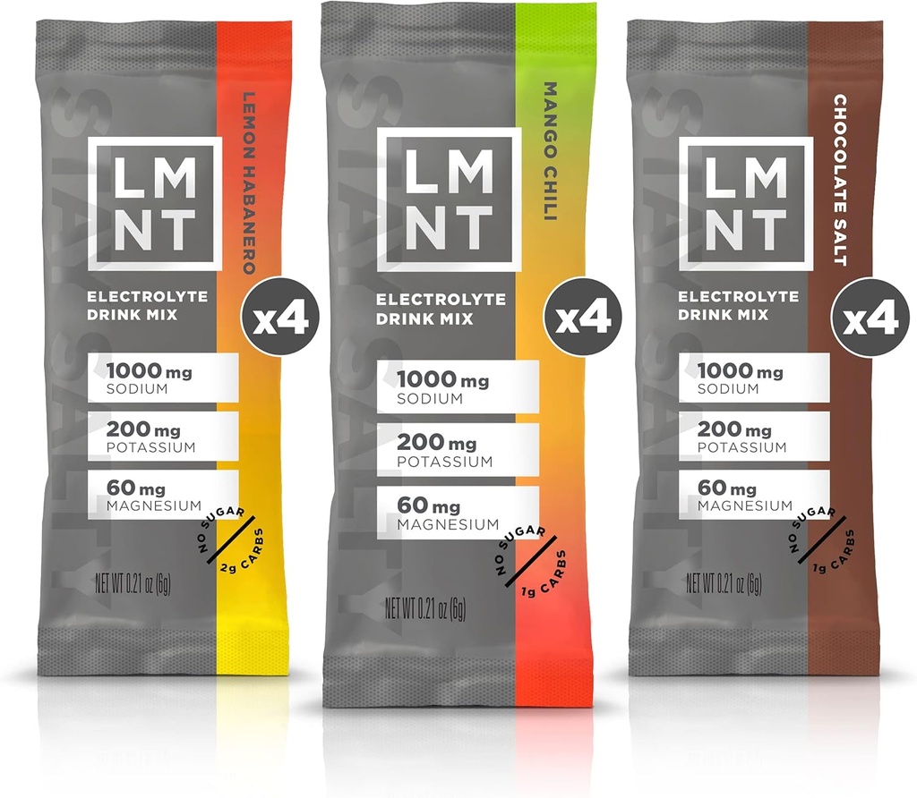 LMNT Keto Electrolyte Powder Packetit Paleo Hydration Drink Mix 