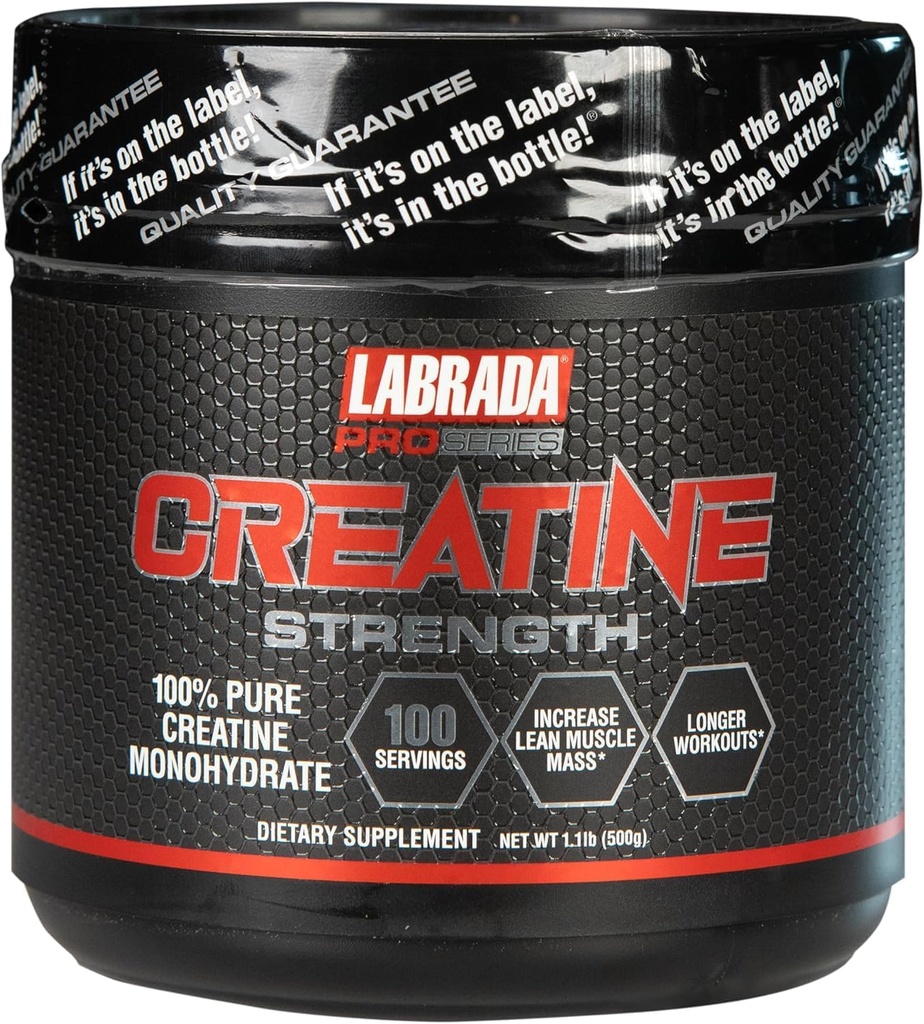 Labrada Pro Series Creatiini vahvuus, 100 palvelinta, 500 Gram