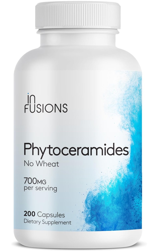 Fytokeramidit 200 kapselia Ihon korjaus nuorentuminen Anti-aging tuki Kasviperäiset Ceramidit 700 mg Gluteeniton non-GMO