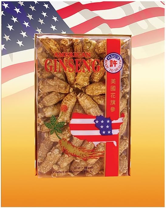 HSU: s Ginseng SKU 115-2 | Short Small #2 | Cultivated American Ginseng från Marathon County, Wisconsin USA | | 2oz Box, B019PK53SE