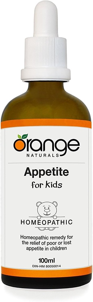 Orange Naturals Homeopaattista ruokahalua lapsille, 3.38 Fluid Ounce