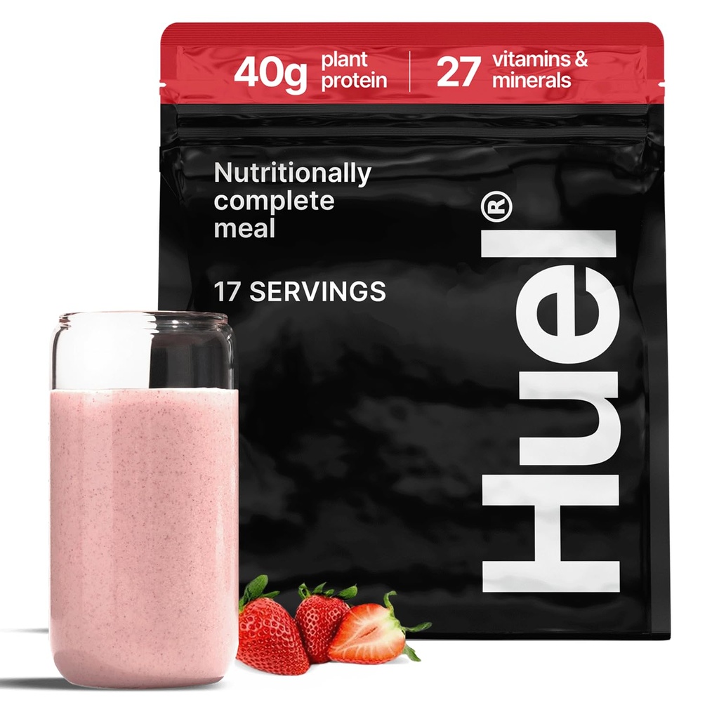 Huel Black Edition 40g Strawberry Shortcake Vegan Protein Powder ...