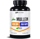 Healthfare Mullein Leaf Extract 3000mg | 200 Vegan Capsules | Extra Strength Herbal Supplement | Stöder Wellness & Balance | Non-GMO, Gluten-Free | Made in USA