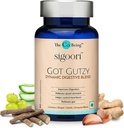 Gut Health lisäravinteet miehille ja naisille, Got Gutzy, sisältää kurkuma, inkivääri, Licorice, Aloe Vera ja Dgestive Enzymes, Dgestive Health, happoisuus, Ummetus, Pahoinvointi, 60 kapselia.